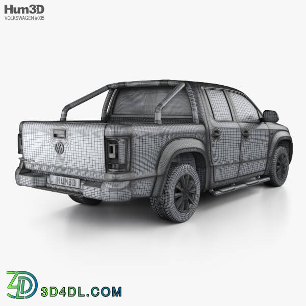 Hum3D Volkswagen Amarok Crew Cab 2010