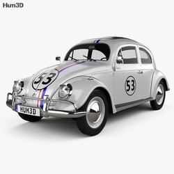 Hum3D Volkswagen Beetle Herbie the Love Bug 1963 