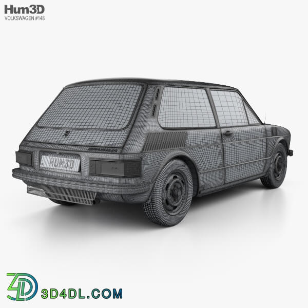 Hum3D Volkswagen Brasilia 1973