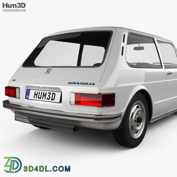 Hum3D Volkswagen Brasilia 1973