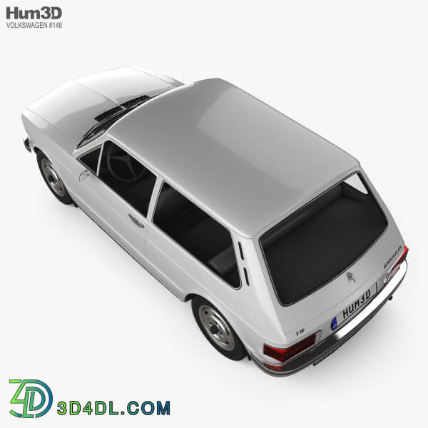 Hum3D Volkswagen Brasilia 1973