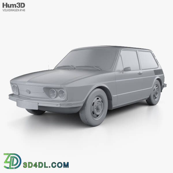 Hum3D Volkswagen Brasilia 1973