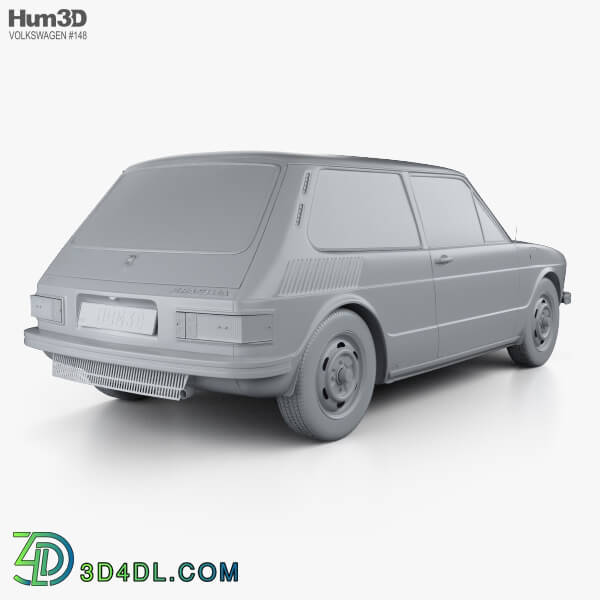 Hum3D Volkswagen Brasilia 1973