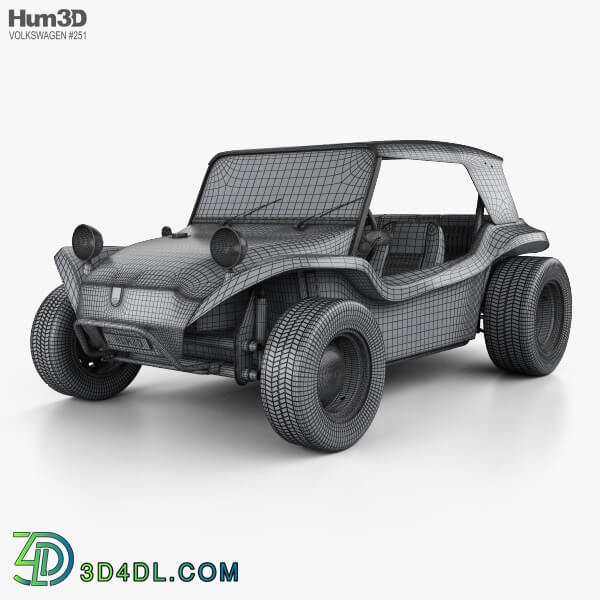 Hum3D Volkswagen Buggy Meyers Manx 1965