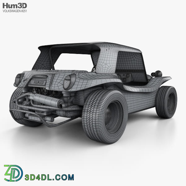 Hum3D Volkswagen Buggy Meyers Manx 1965