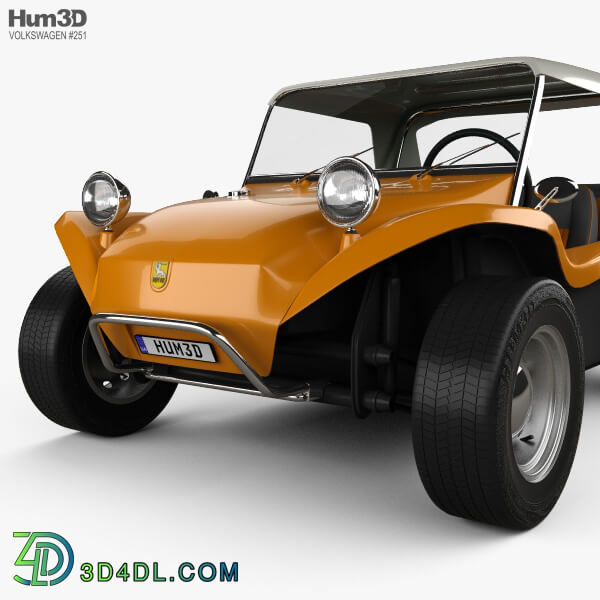 Hum3D Volkswagen Buggy Meyers Manx 1965