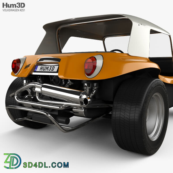 Hum3D Volkswagen Buggy Meyers Manx 1965