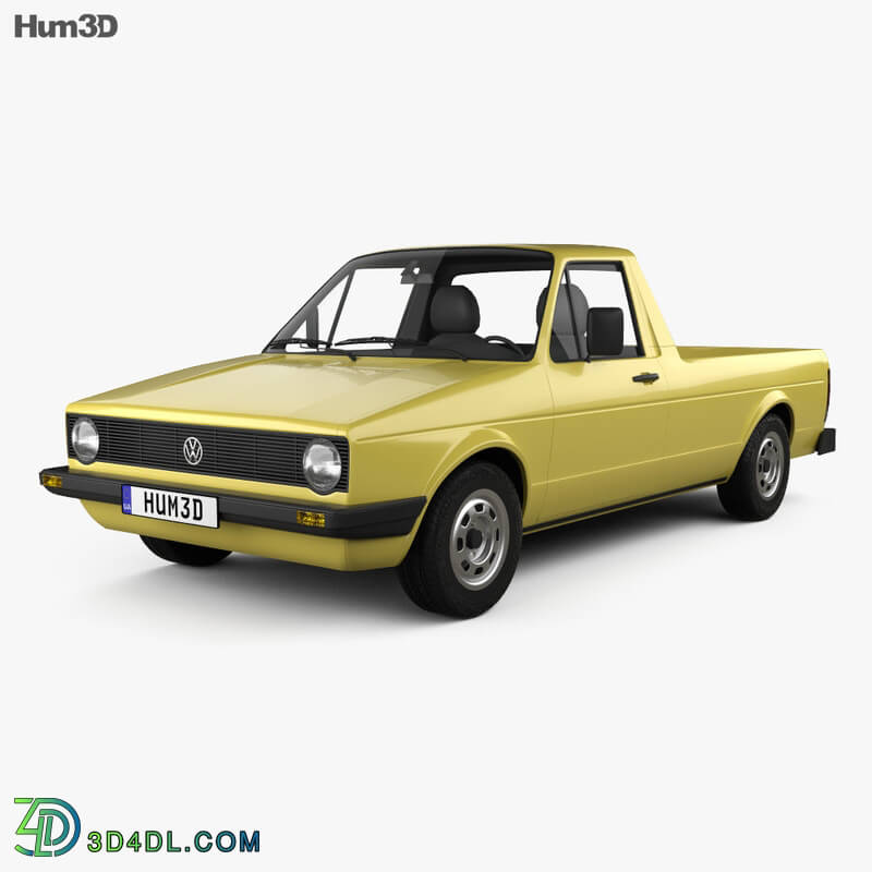 Hum3D Volkswagen Caddy (Type 14) 1982