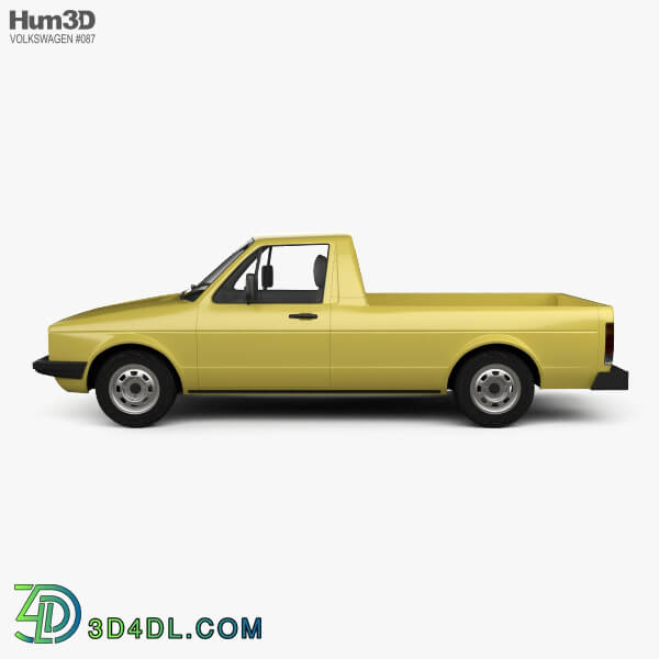 Hum3D Volkswagen Caddy (Type 14) 1982