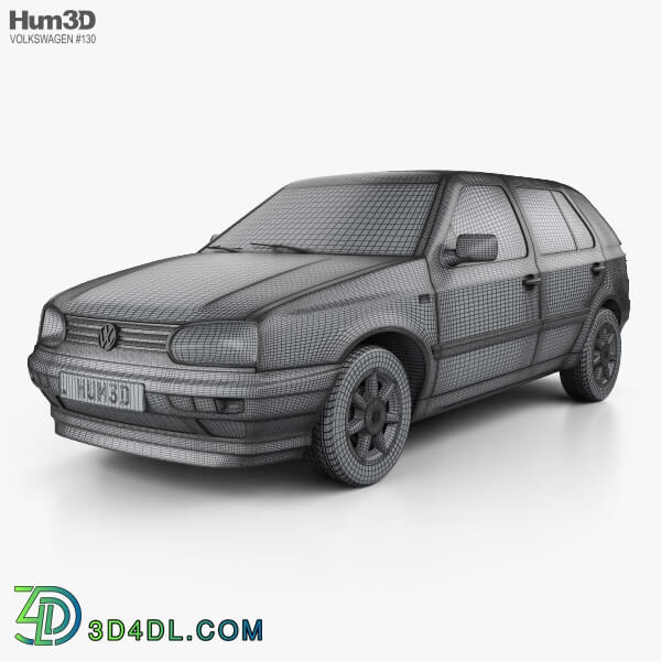 Hum3D Volkswagen Golf 1993