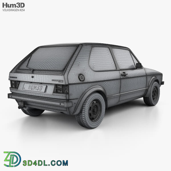 Hum3D Volkswagen Golf GTI 1975