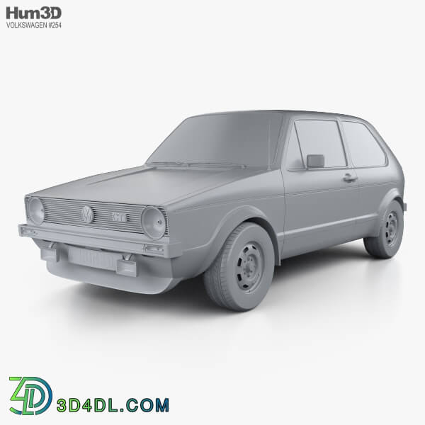 Hum3D Volkswagen Golf GTI 1975