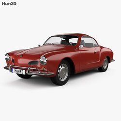 Hum3D Volkswagen Karmann Ghia 1955 