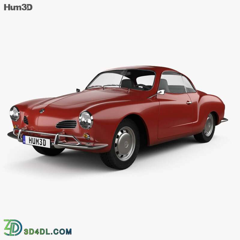 Hum3D Volkswagen Karmann Ghia 1955