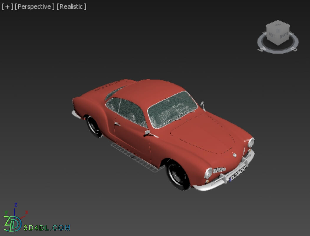 Hum3D Volkswagen Karmann Ghia 1955