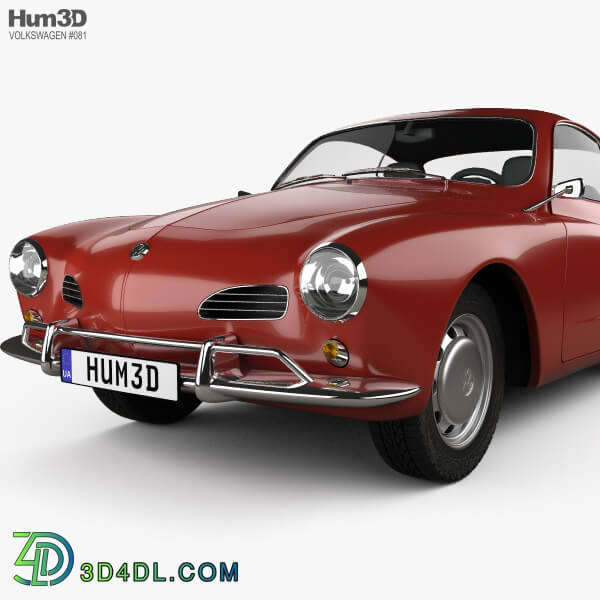 Hum3D Volkswagen Karmann Ghia 1955