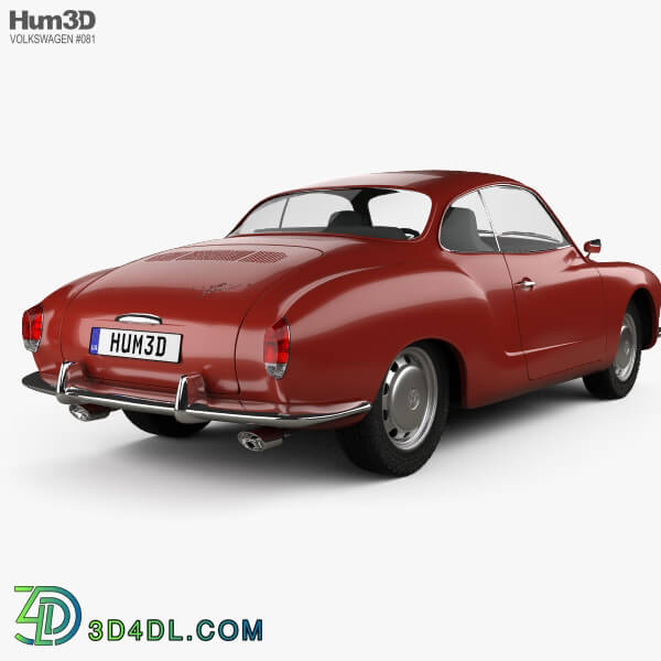 Hum3D Volkswagen Karmann Ghia 1955