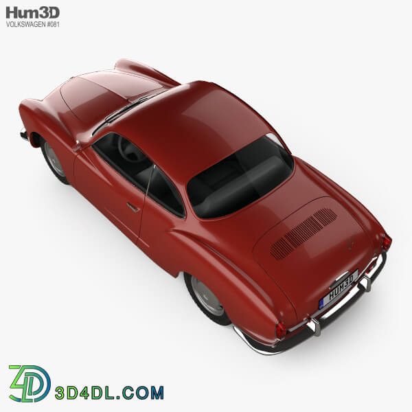 Hum3D Volkswagen Karmann Ghia 1955