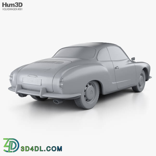 Hum3D Volkswagen Karmann Ghia 1955