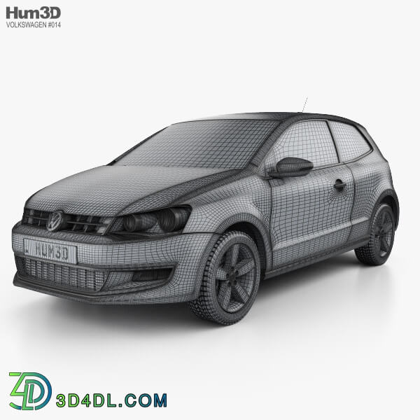 Hum3D Volkswagen Polo 3 door 2010