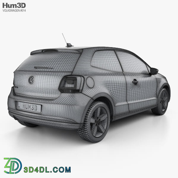 Hum3D Volkswagen Polo 3 door 2010