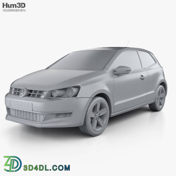 Hum3D Volkswagen Polo 3 door 2010