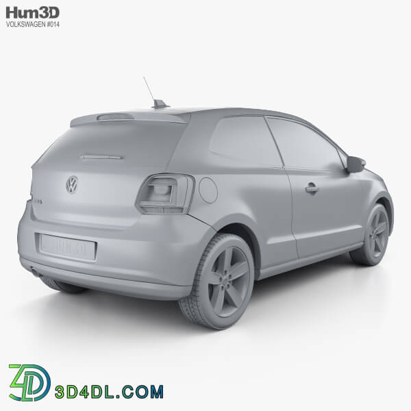 Hum3D Volkswagen Polo 3 door 2010