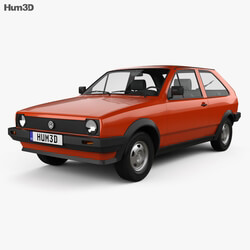 Hum3D Volkswagen Polo coupe 1990 