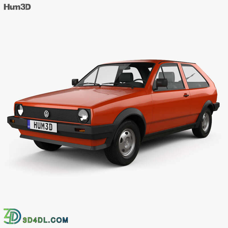 Hum3D Volkswagen Polo coupe 1990