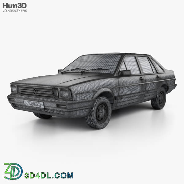 Hum3D Volkswagen Santana CN spec 1985