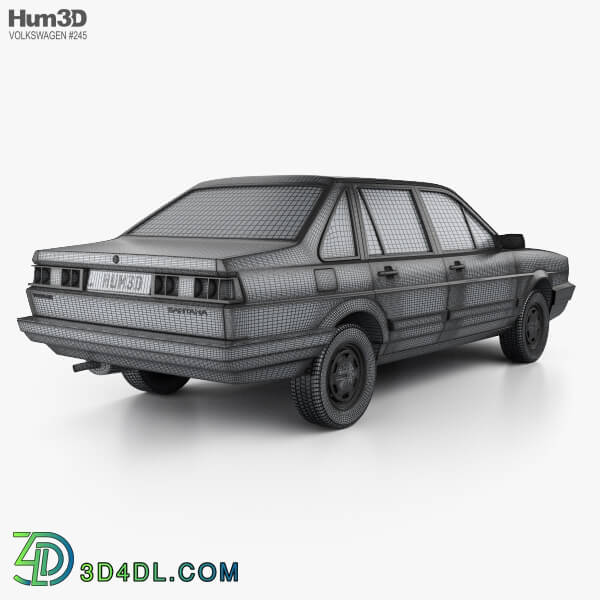 Hum3D Volkswagen Santana CN spec 1985