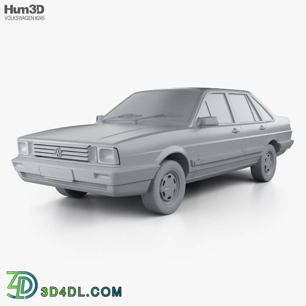 Hum3D Volkswagen Santana CN spec 1985