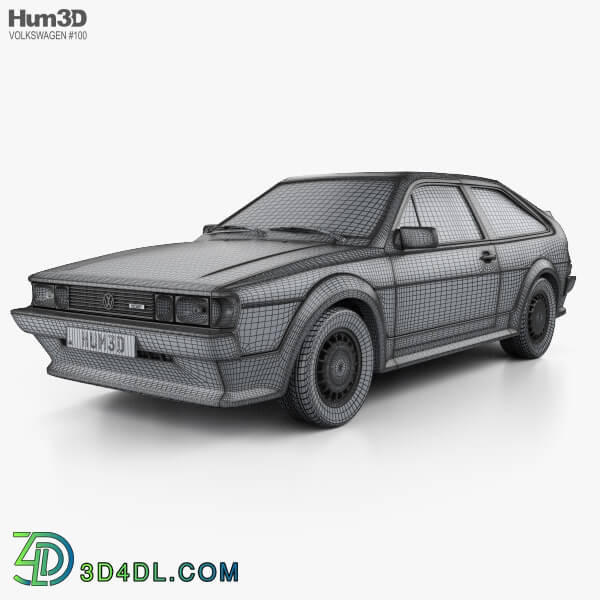 Hum3D Volkswagen Scirocco 1986