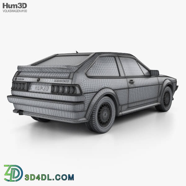 Hum3D Volkswagen Scirocco 1986