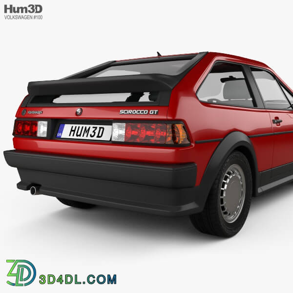 Hum3D Volkswagen Scirocco 1986