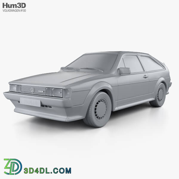 Hum3D Volkswagen Scirocco 1986