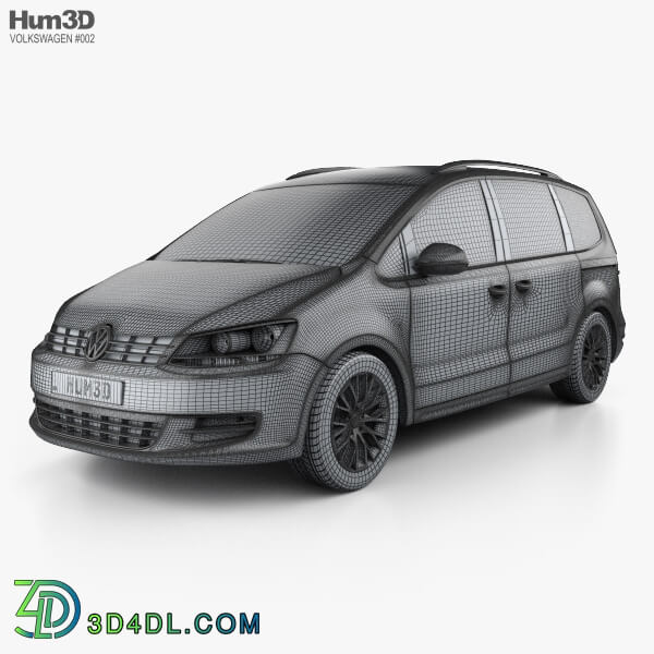 Hum3D Volkswagen Sharan (Typ 7N) 2010