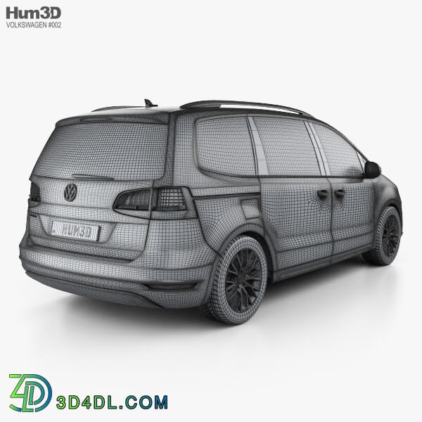 Hum3D Volkswagen Sharan (Typ 7N) 2010