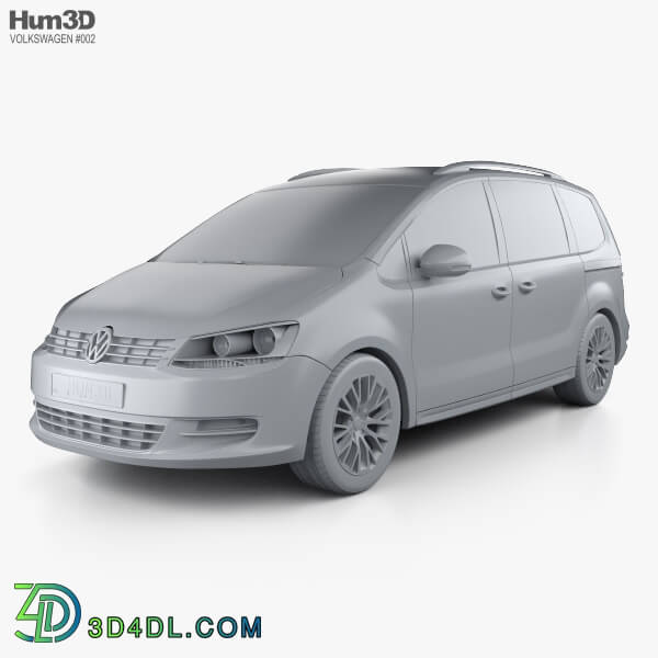 Hum3D Volkswagen Sharan (Typ 7N) 2010