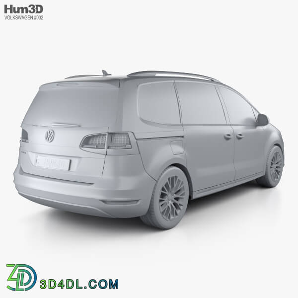 Hum3D Volkswagen Sharan (Typ 7N) 2010