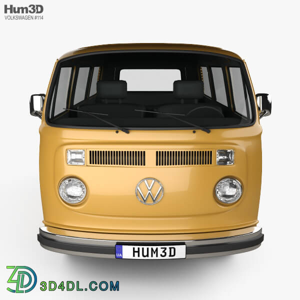 Hum3D Volkswagen Transporter (T2) Passenger Van 1972