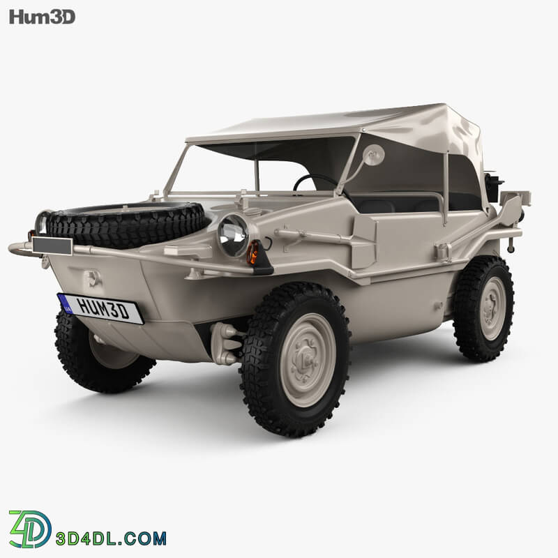 Hum3D Volkswagen Type 166 Schwimmwagen 1942