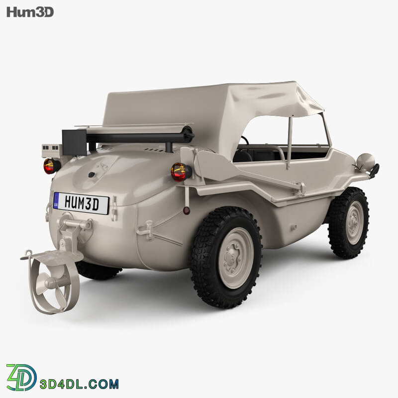 Hum3D Volkswagen Type 166 Schwimmwagen 1942