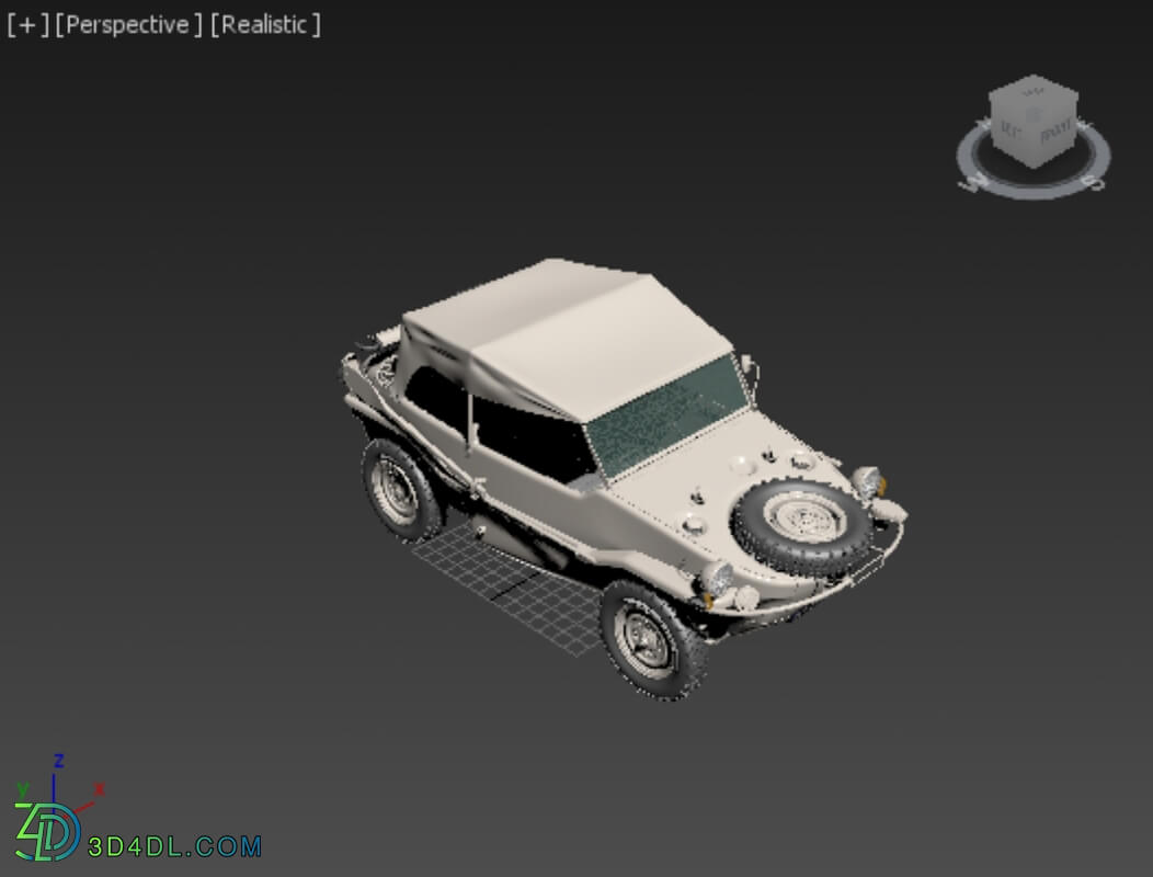 Hum3D Volkswagen Type 166 Schwimmwagen 1942