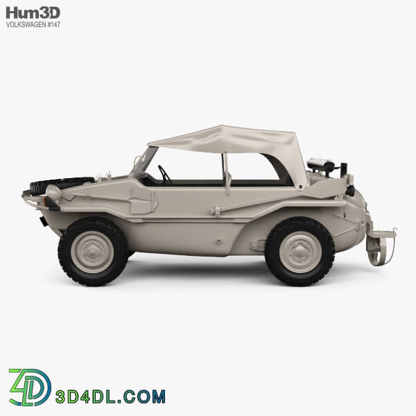 Hum3D Volkswagen Type 166 Schwimmwagen 1942