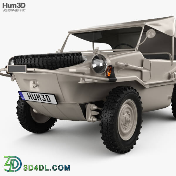 Hum3D Volkswagen Type 166 Schwimmwagen 1942