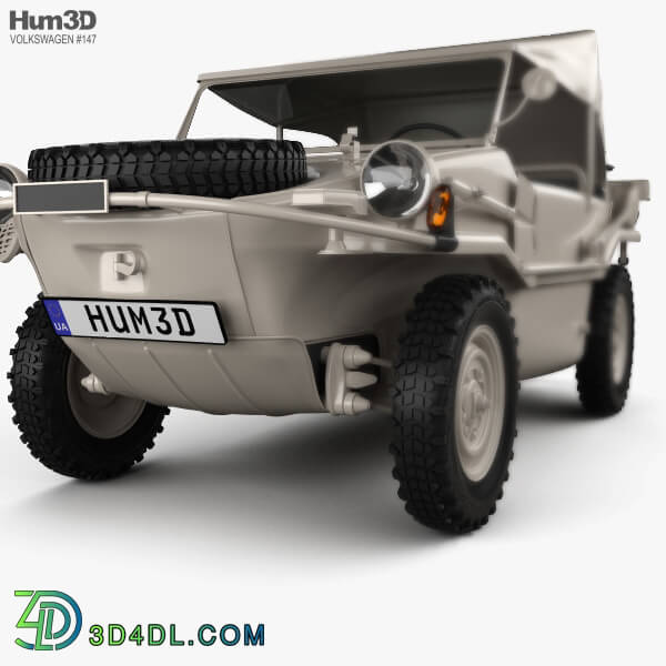 Hum3D Volkswagen Type 166 Schwimmwagen 1942