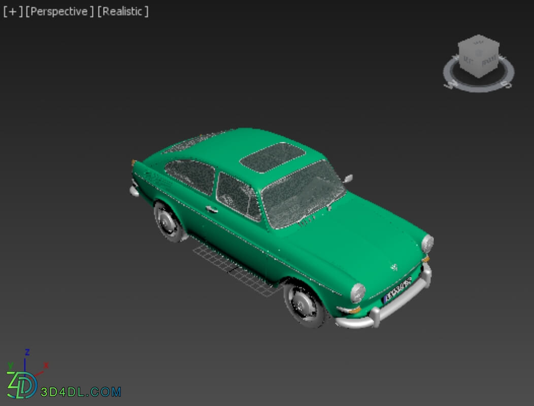 Hum3D Volkswagen Type 3 (1600) fastback 1965