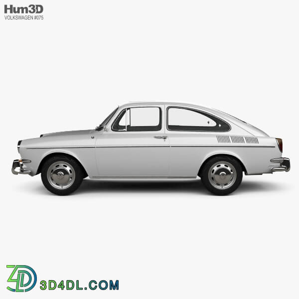 Hum3D Volkswagen Type 3 (1600) fastback 1965