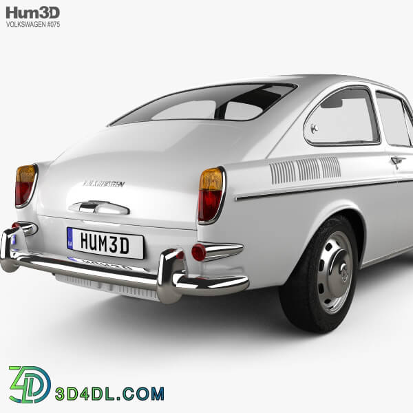 Hum3D Volkswagen Type 3 (1600) fastback 1965